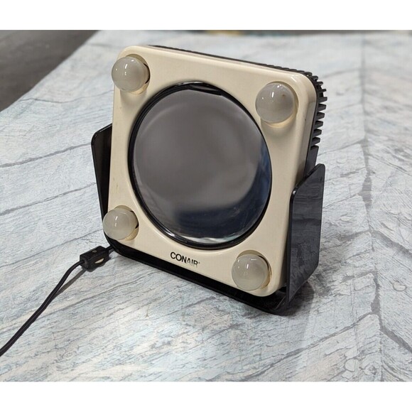 Vintage CONAIR True Reflection Lightable 2 Sided Magnifying Mirror - Picture 3 of 14